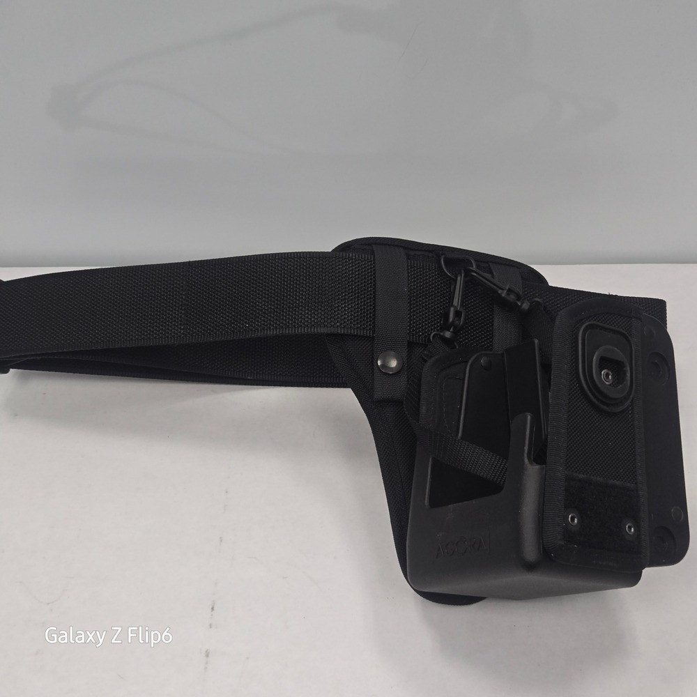 Agora Molded Polypro Holster for Motorola MC70 MC75 with Waist Pad and Belt BLK